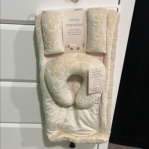 Little Traveler Baby Blanket and Pillow Set